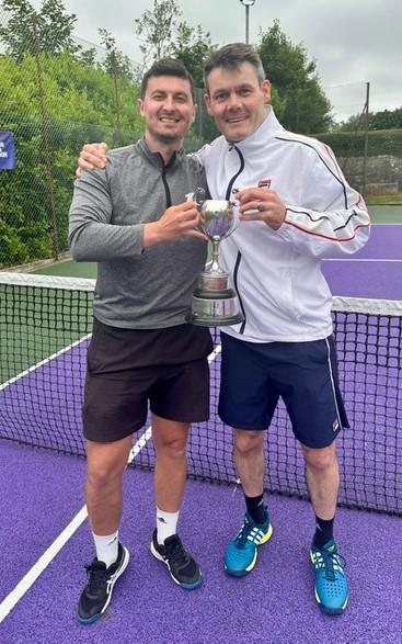 Tom Richards with Jeremy Cross